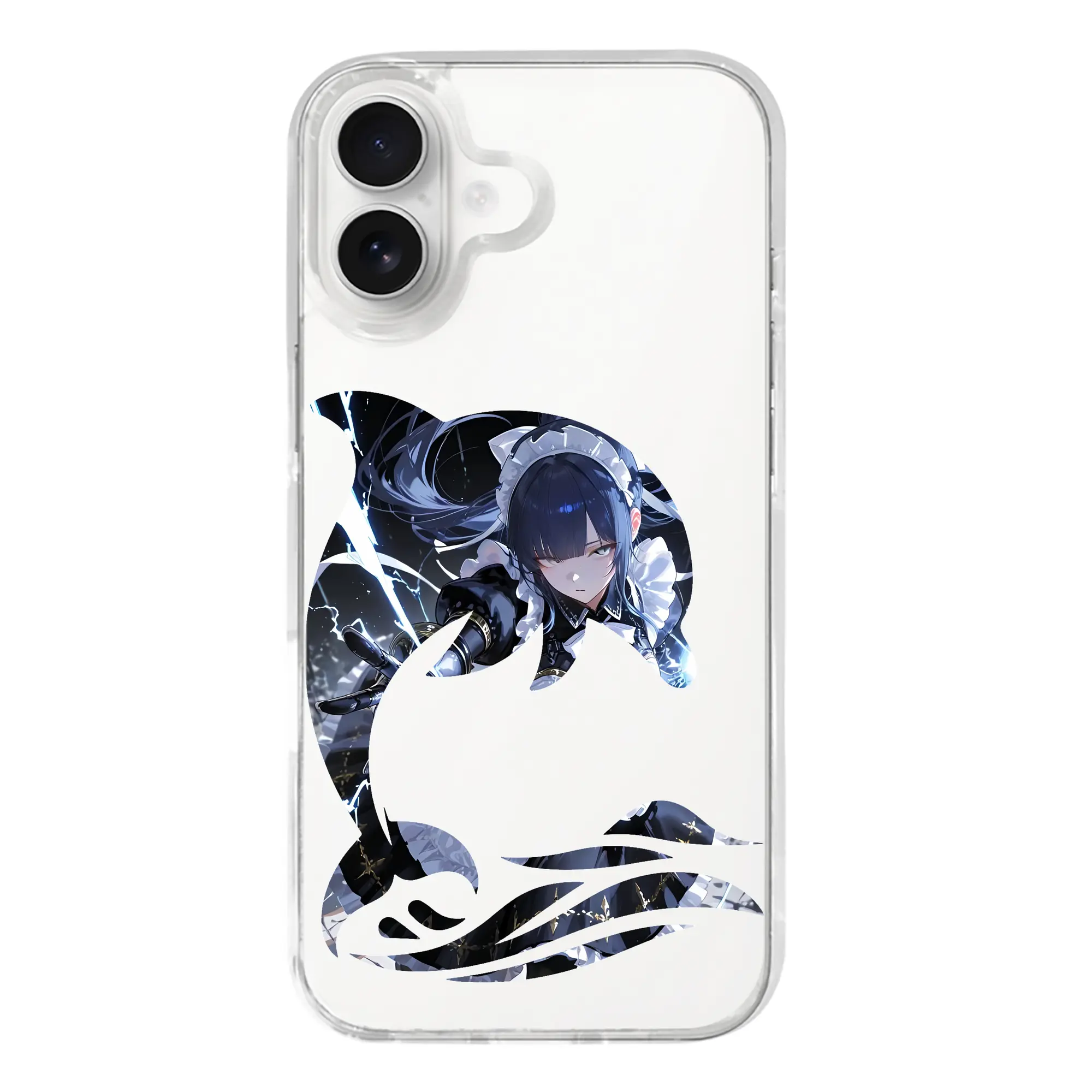 オーバーロード グッズ ナーベラル・ガンマ - iPhone 17シリーズ 透明スマホケース – 薄型・耐衝撃・精密フィット保護カバー